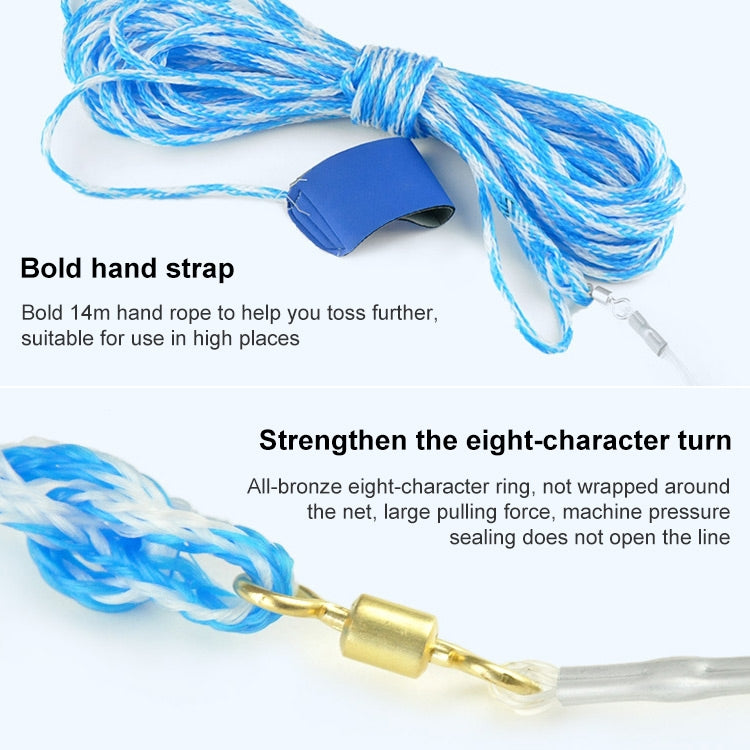 360 Help Throw Monofilament Fishing Net, Height: 1.8m, 360 Help Throw Monofilament