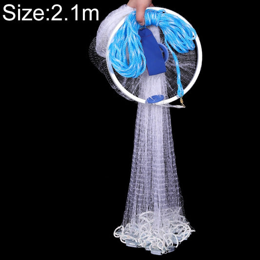 420 Help Throw Monofilament Fishing Net, Height: 2.1m, 420 Help Throw Monofilament