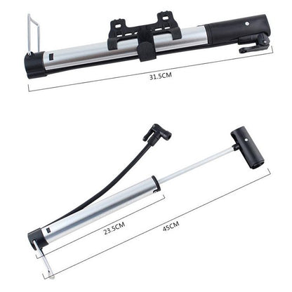 HONOR MP3128 Mini Portable Bicycle Aluminum Alloy Inflatable Cylinder Air Pump, MP3128