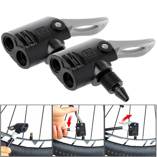 HONOR Vélo Pompe à air Buse Cylindre Gonflable Pince, Pince de Buse de Pompe