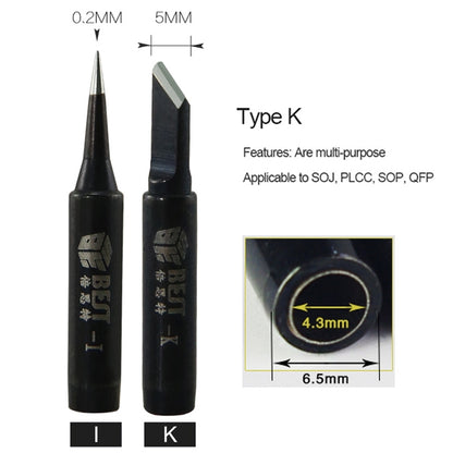 10 PCS BEST Lead Free Series Soldering Tip Welding Contact Head A-900M-T-I, A-900M-T-I Lead Free Series