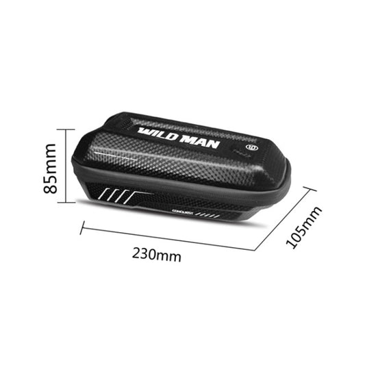 WILD MAN E5 Sacoche avant étanche VTT grande capacité Sacoche de tube de vélo Accessoires de cyclisme, E5