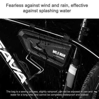 WILD MAN E4 Waterproof Front Bag MTB Mobile Phone Sets Bicycle Tube Bag Riding Accessories, E4