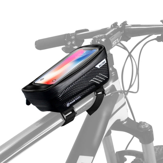 Sac avant étanche WILD MAN E2 pour téléphone portable VTT, sacoche de cadre de vélo, accessoires de cyclisme, E2 (noir), E2 (rouge)