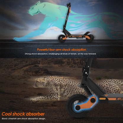Kukirin G3 10 inch Tires 1200W 52V 18AH Three-speed Folding Electric Offroad Scooter with LED Display, G3