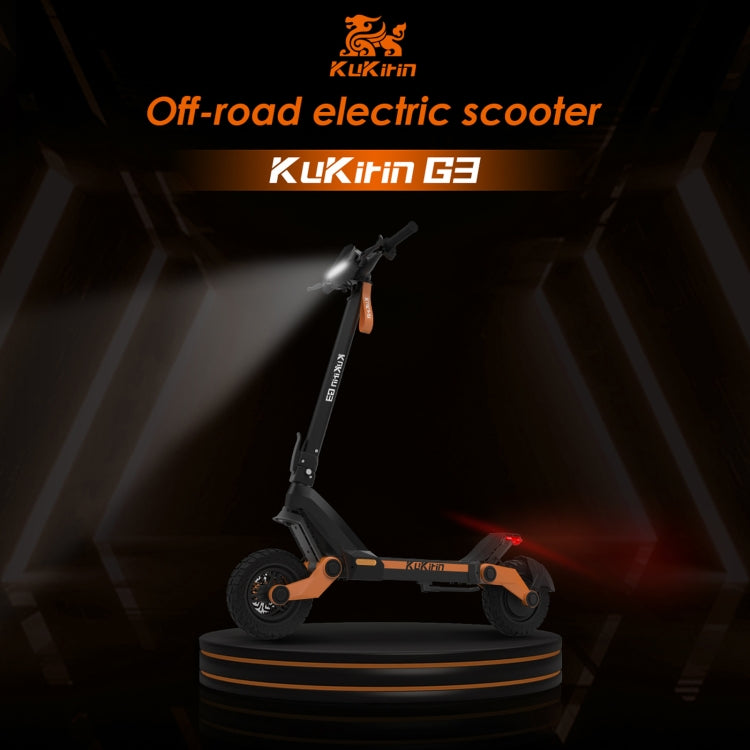 Kukirin G3 10 inch Tires 1200W 52V 18AH Three-speed Folding Electric Offroad Scooter with LED Display, G3