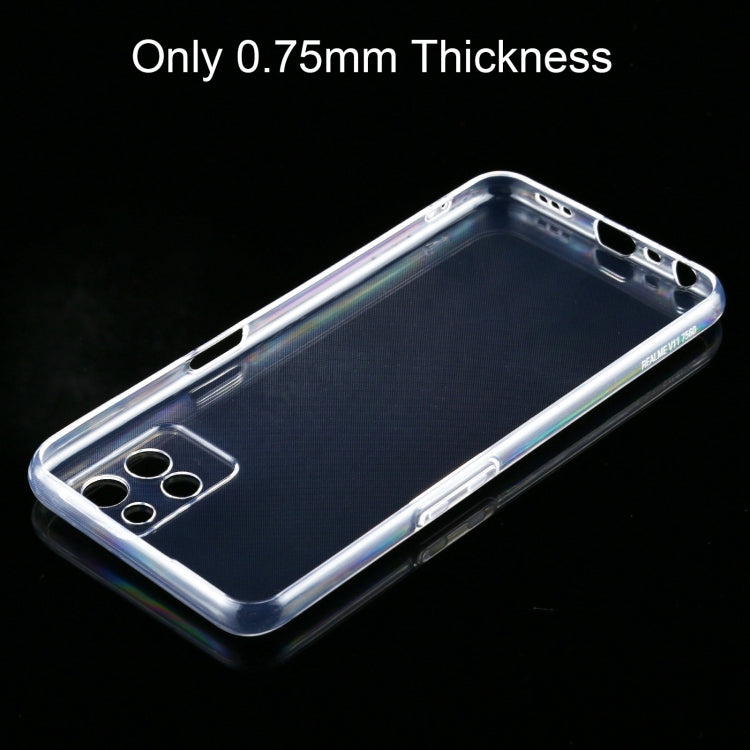 For OPPO Realme V11 5G / V11s 5G 0.75mm Ultra-thin Transparent TPU Soft Protective Case, For OPPO Realme V11 5G