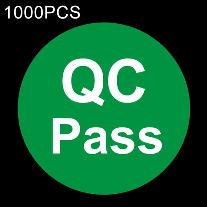 1000 PCS Round Shape QC Pass Sticker QC Pass Label