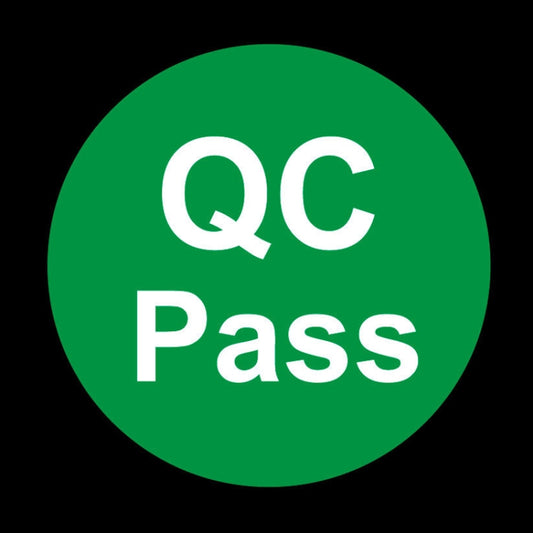 1000 PCS Round Shape QC Pass Sticker QC Pass Label
