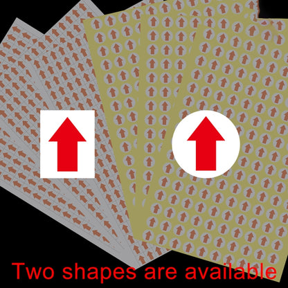 20 PCS Rectangle Shape Self-adhesive Arrow Rework Sticker Rework Label, Rectangle Shape