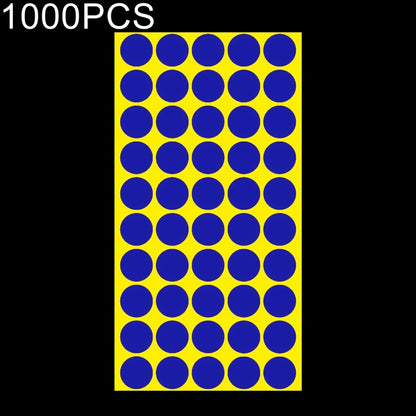 1000 PCS Round Shape Self-adhesive Colorful Mark Sticker Mark Label