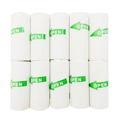 10pcs Self-adhesive Label Printer Paper Sticker, Size: 57 x 25 mm, 57 x 25 mm Self-adhesive Label