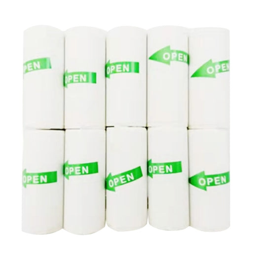 10pcs Self-adhesive Label Printer Paper Sticker, Size: 57 x 25 mm, 57 x 25 mm Self-adhesive Label
