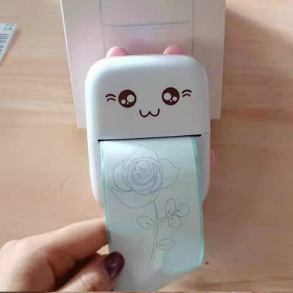 10pcs Self-adhesive Label Printer Paper Sticker, Size: 57 x 25 mm, 57 x 25 mm Self-adhesive Label