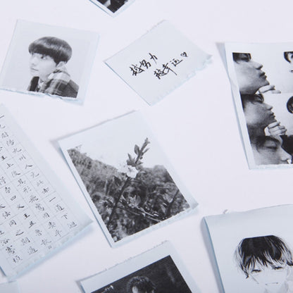 10pcs Self-adhesive Label Printer Paper Sticker, Size: 57 x 25 mm, 57 x 25 mm Self-adhesive Label