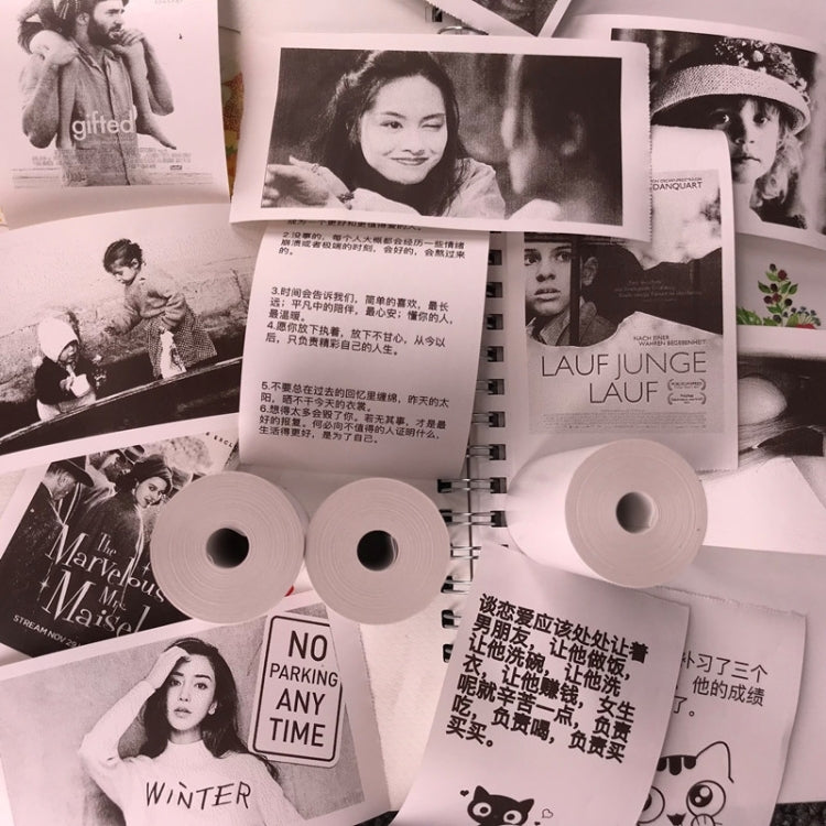 10pcs Thermal Label Printer Paper Sticker, Size: 57 x 25 mm, 57 x 25 mm Thermal Label