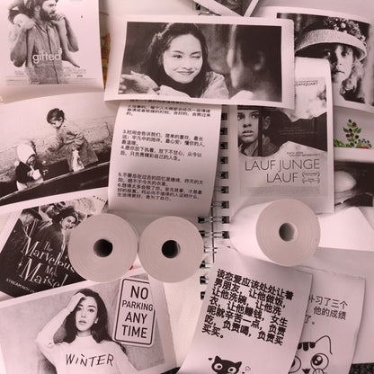 10pcs Thermal Label Printer Paper Sticker, Size: 57 x 25 mm, 57 x 25 mm Thermal Label