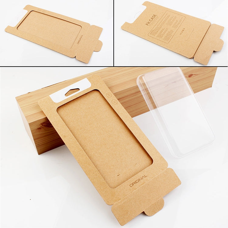 50 PCS High Quality Cellphone Case Kraft Paper Package Box for iPhone (4.7 inch)Available Size: 148mm x 78mm x 7mm