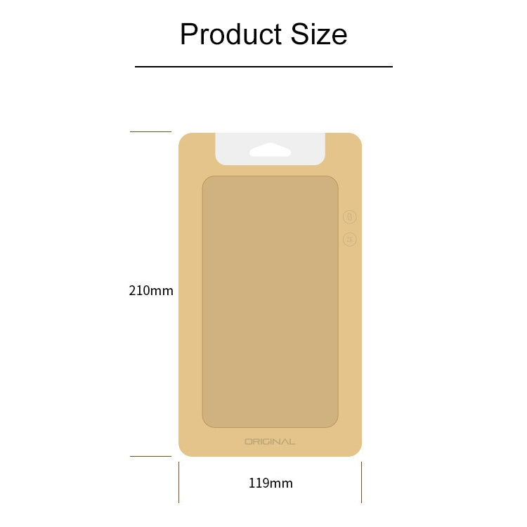 50 PCS High Quality Cellphone Case Kraft Paper Package Box for iPhone (5.5 inch) Available Size: 164mm x 89mm x 7mm