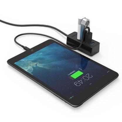 ORICO W5P-U3-100 4-Port USB 3.0 Desktop HUB with 100cm Micro USB Cable Power Supply, W5P-U3-100 Black
