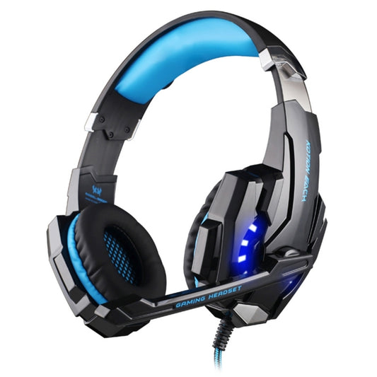 KOTION EACH G9000 3.5mm Game Gaming Headphone Headset Earphone Headband with Microphone LED Light for Laptop / Tablet / Mobile Phones,Cable Length: About 2.2m