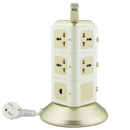 VONETS WiFi-SB-L3 3 Layers with 8 Outlets + 2 USB Ports + RJ45 Port 300Mbps WiFi Repeater Smart Power Sockets, EU Plug, Cable Length: 2m
