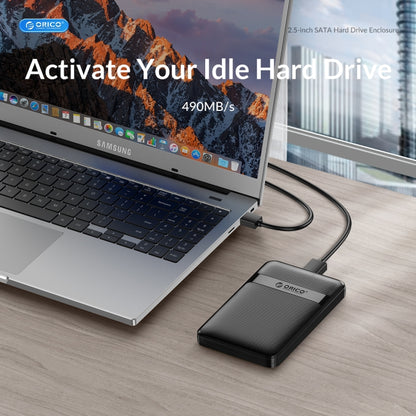 ORICO 2577U3-V1 Grid Texture Design 2.5 inch USB3.0 Micro-B Hard Drive Enclosure Box, 2577U3-V1