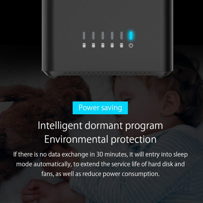 ORICO DS500U3 3.5 inch 5 Bay Magnetic-type USB 3.0 Hard Drive Enclosure with Blue LED Indicator, USB 3.0