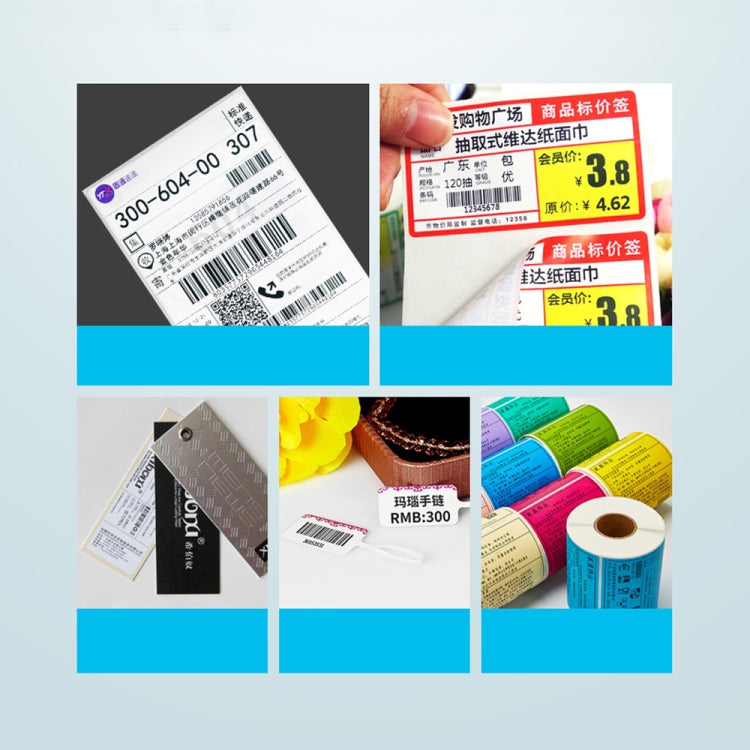 ZJ-9200 Portable USB Port Thermal Ticket Printer with Holder, USB