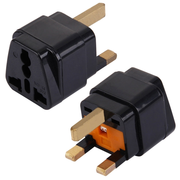 WD-7S Portable Universal Plug to UK Plug Adapter Power Socket Travel Converter with Fuse, UK Plug with Fuse