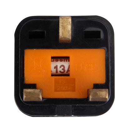 WD-7S Portable Universal Plug to UK Plug Adapter Power Socket Travel Converter with Fuse, UK Plug with Fuse