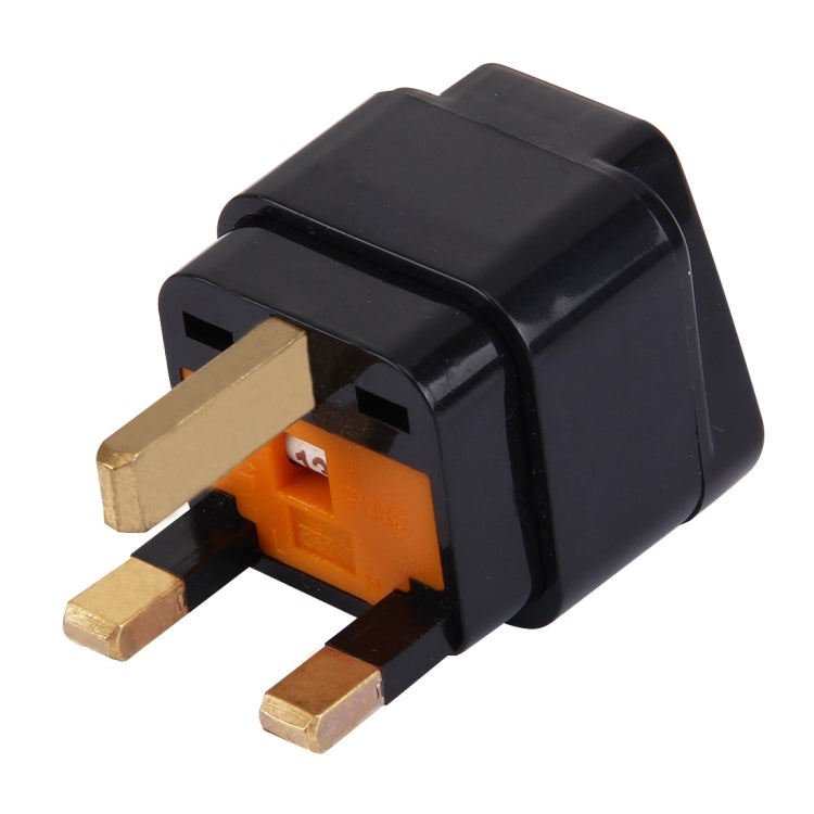 WD-7S Portable Universal Plug to UK Plug Adapter Power Socket Travel Converter with Fuse, UK Plug with Fuse