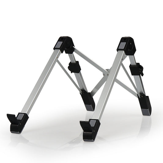 Support d'extension de hauteur pour ordinateur portable en alliage d'aluminium, pliable, dissipateur de chaleur, dimensions : 24.5 x 3.3 x 2.8 cm