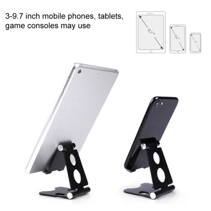 ROOSTAND R2 Aluminum Alloy Mobile Desktop Tablet Bracket Double Folding Lazy Artifact, Size: 6.4x7x9cm, R2  Silver, R2 Black, R2 Champagne Gold, R2  Rose Gold, R2  Rose Red
