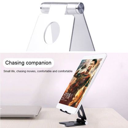ROOSTAND R2 Aluminum Alloy Mobile Desktop Tablet Bracket Double Folding Lazy Artifact, Size: 6.4x7x9cm, R2  Silver, R2 Black, R2 Champagne Gold, R2  Rose Gold, R2  Rose Red