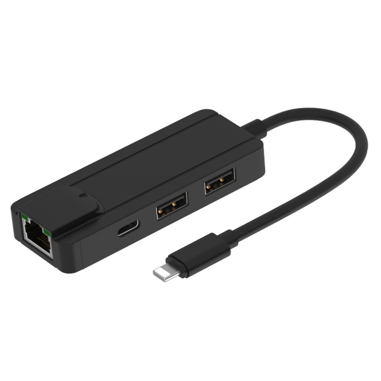 Onten 75002 8PIN to RJ45 Hub USB 2.0 Adapter