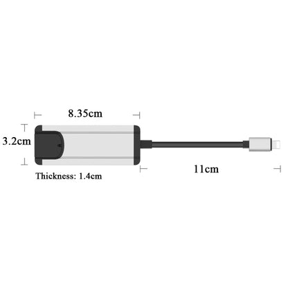Onten 75002 8PIN to RJ45 Hub USB 2.0 Adapter