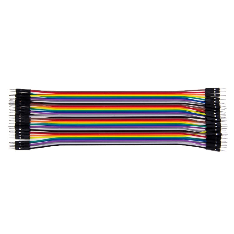 Multicolored  40 Pin Breadboard Jumper Wires Ribbon Cable