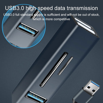 15102 5 in 1 USB-C / Type-C to USB3.0 + SD / TF Card Reader HUB Adapter, Type-C