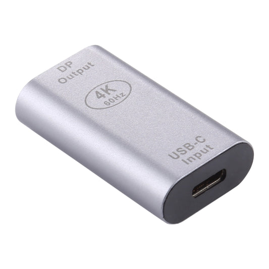 Type-C / USB-C Female to Big DP Female Aluminium Alloy Adapter, Type-C Female to Big DP Female