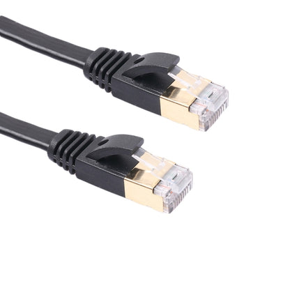 10m CAT7 10 Gigabit Ethernet Ultra Flat Patch Cable for Modem Router LAN Network - Built with Shielded RJ45 Connectors, Length: 10m