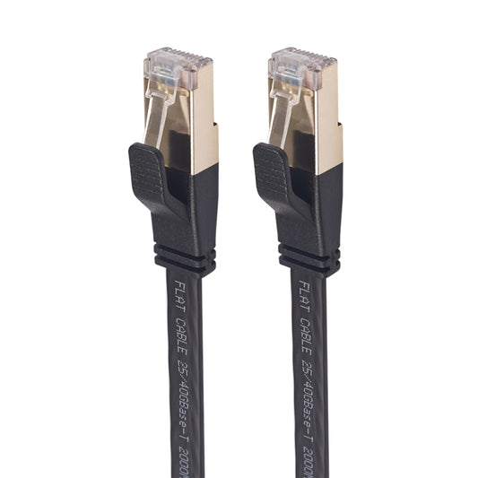 CAT8-2 Double Shielded CAT8 Flat Network LAN Cable, Length: 1m, 1m