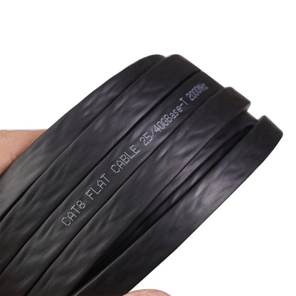 CAT8-2 Double Shielded CAT8 Flat Network LAN Cable, Length: 5m, 5m