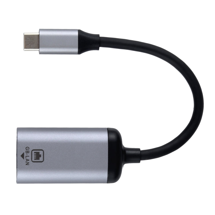 Type-C / USB-C Male to Gigabit RJ45 Female Adapter Converter, Gigabit RJ45 Female