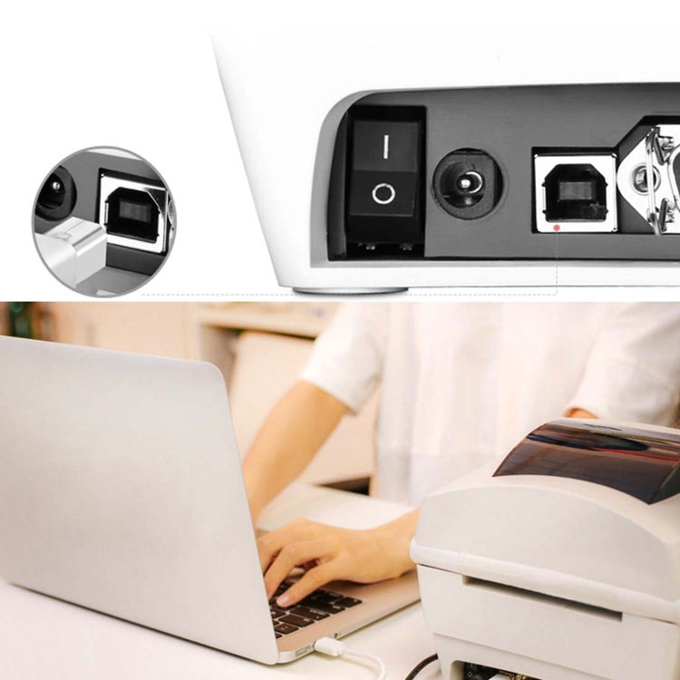 USB BM to BF Printer Extension Cable with Screw Hole, Length: 1m, USB-B Male to USB-B Female, 1m