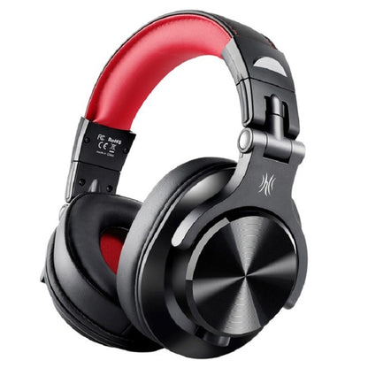 Casque filaire supra-auriculaire anti-bruit OneOdio A71 avec microphone, A71 (Rouge Noir)