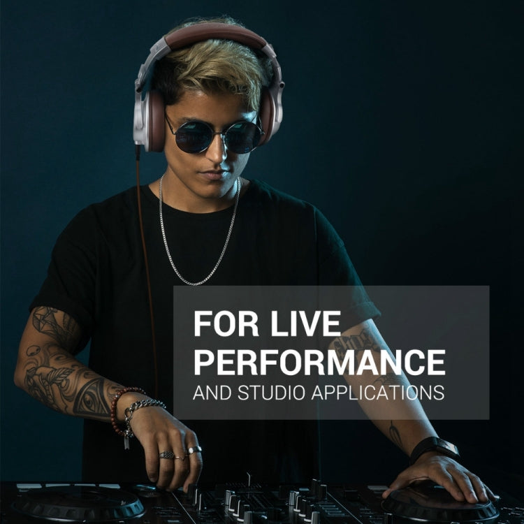 Casque filaire supra-auriculaire anti-bruit OneOdio A71 avec microphone, A71 (Rouge Noir)