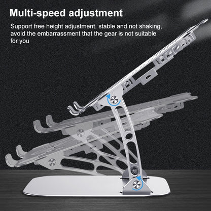 HZ13 Foldable Multi-angle Aluminum Alloy Laptop Fan Cooling Bracket, HZ13