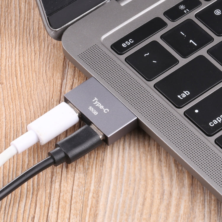 Double USB-C / Type-C Male to Double USB-C / Type-C Female Adapter, Double Type-C Male to Double Type-C Female