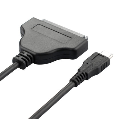 USB Type-C / USB-C to SATA 2 7+15 Easy Drive Cable, Length: 20cm
